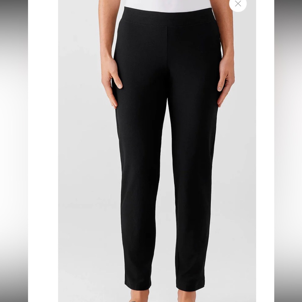 Eileen‎ Fisher Woman 2X Black High waist ankle legging New